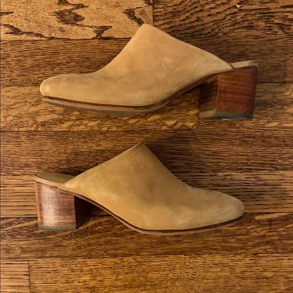 Nisolo Shoes - Nisolo Tan Heeled Mules